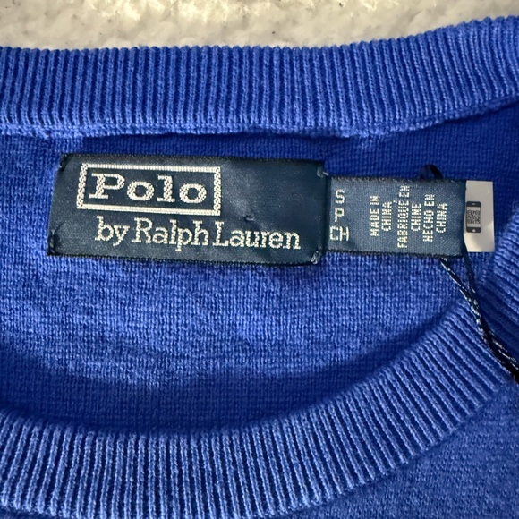 NWT Polo Ralph Lauren Blue Sweater Men's small Cote D'azur RL Aero Club $348 - Picture 4 of 7
